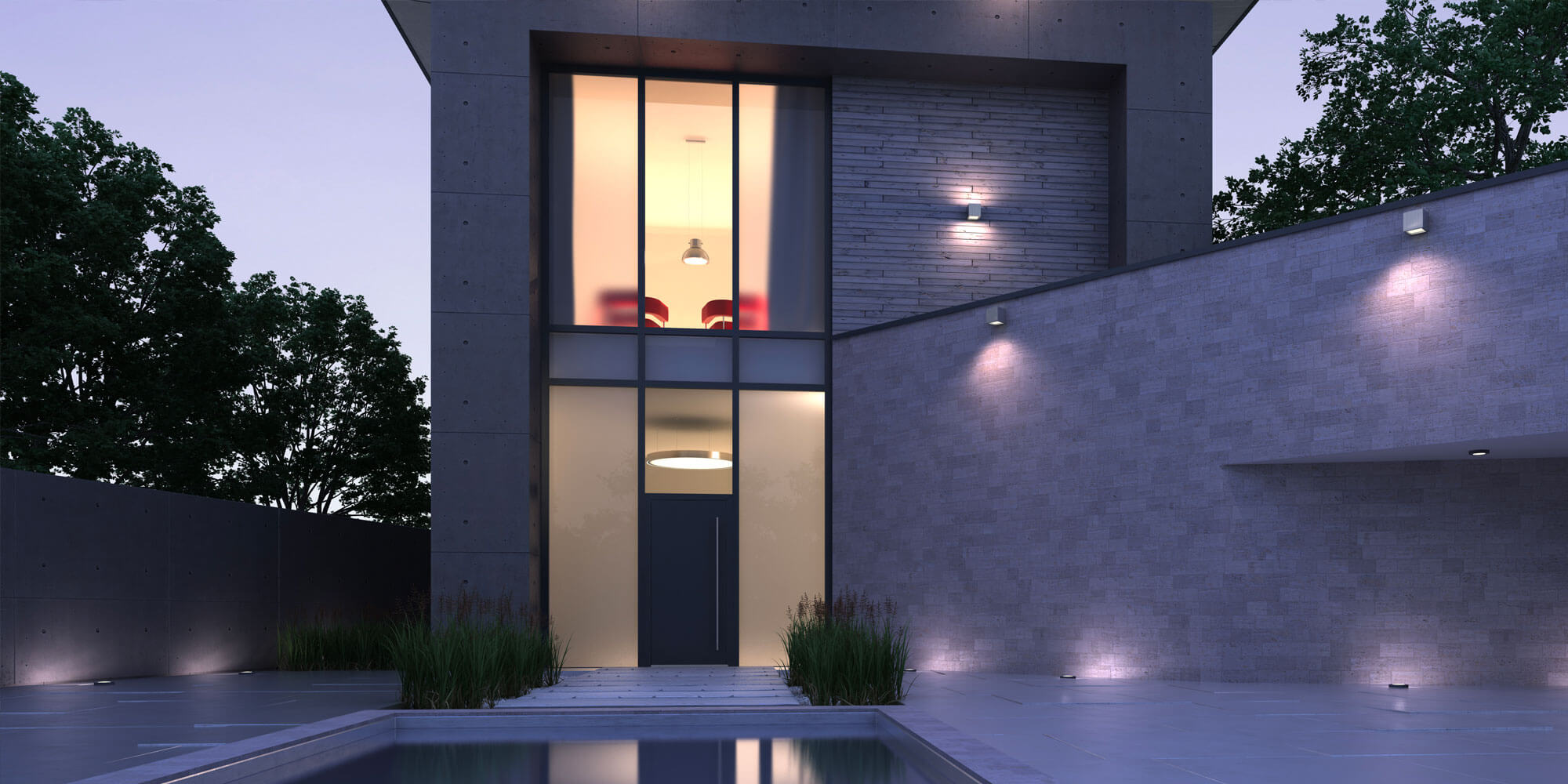 Portoncini in alluminio Oknoplast